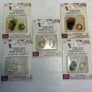 EK Success Swarovski Golden Shadow Designer Bead Lot